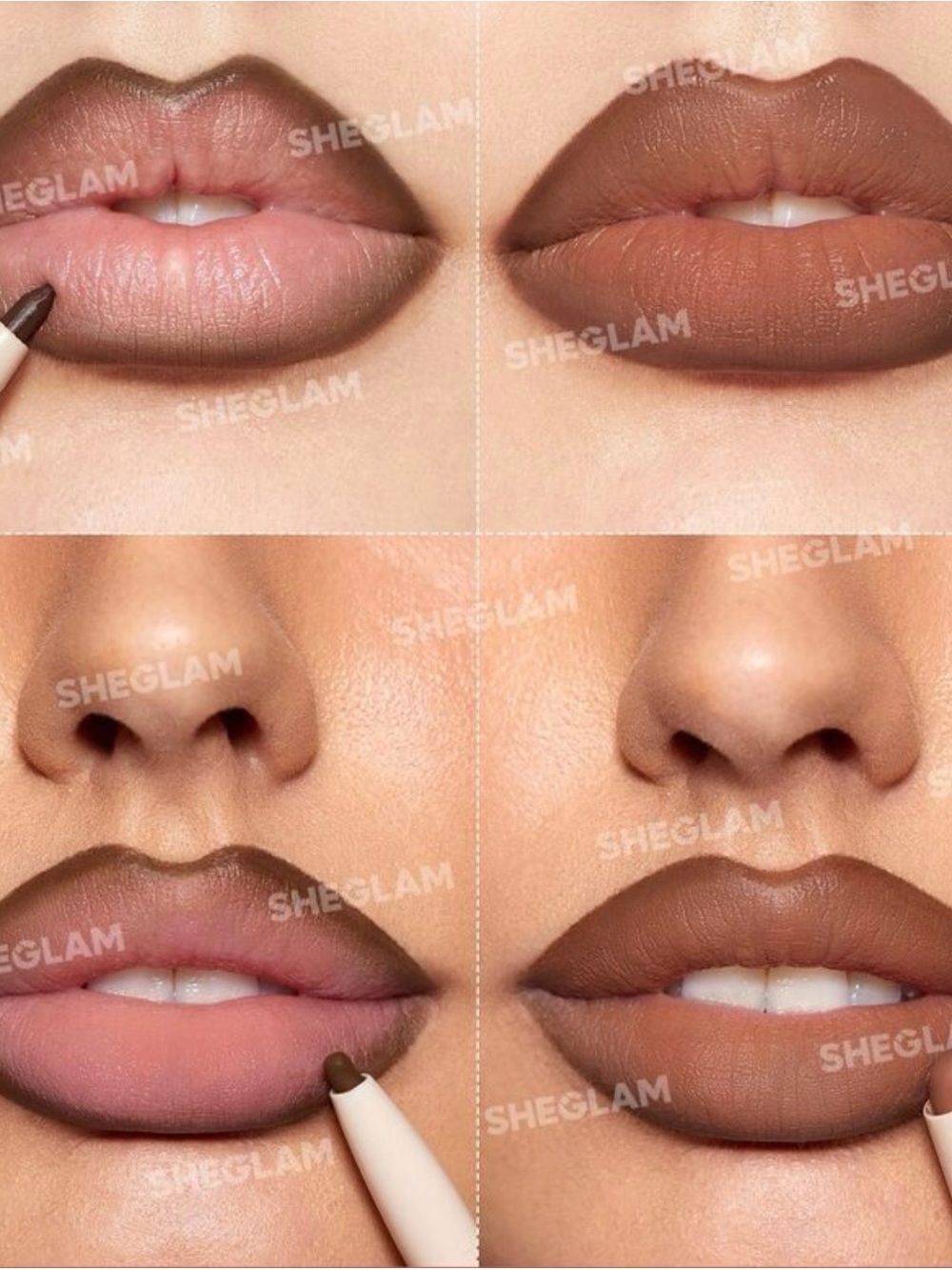 SHEGLAM Matte Lip Liner Pencil — Chocolate Brown